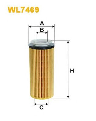 WIX FILTERS wl7469 -  Фильтр масляный двигателя